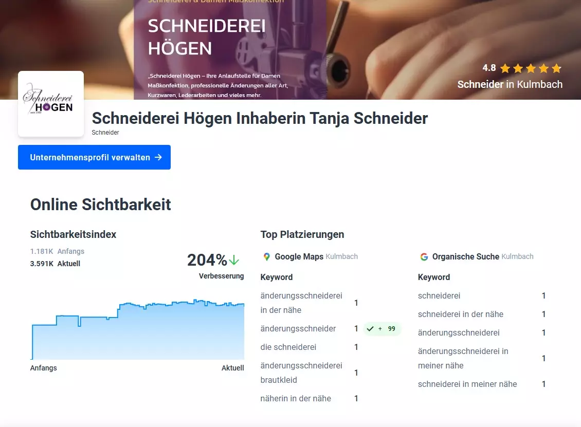 Schneiderei Högen Kulmbach