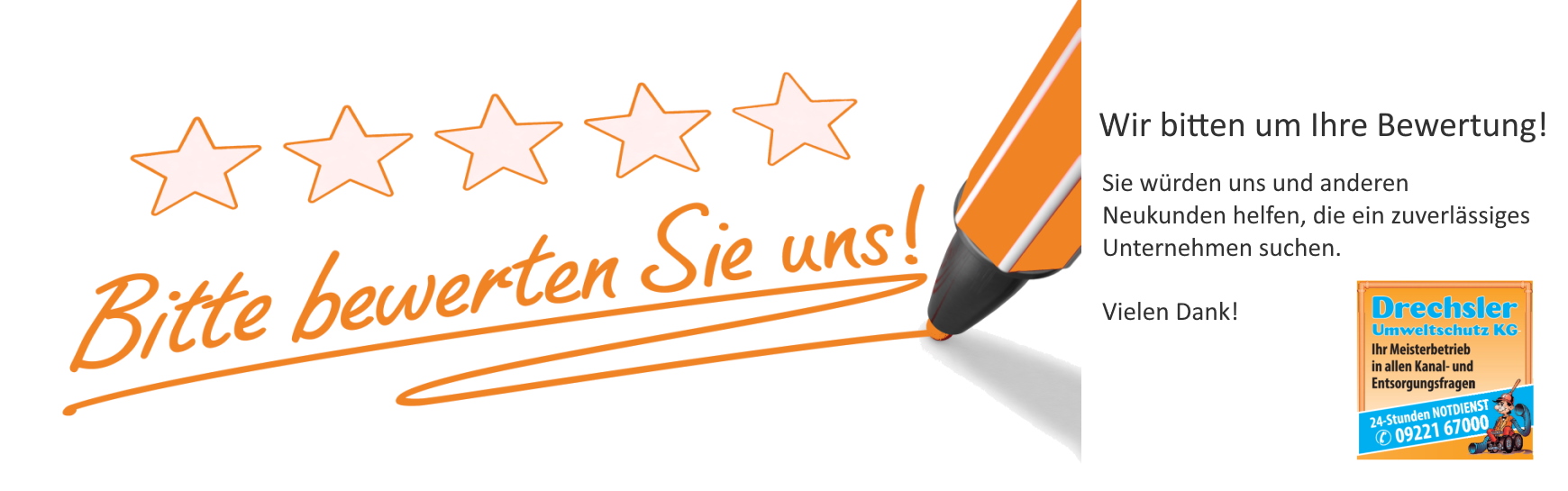 Bitte bewerten Sie uns! Bitte bewerten Sie uns!