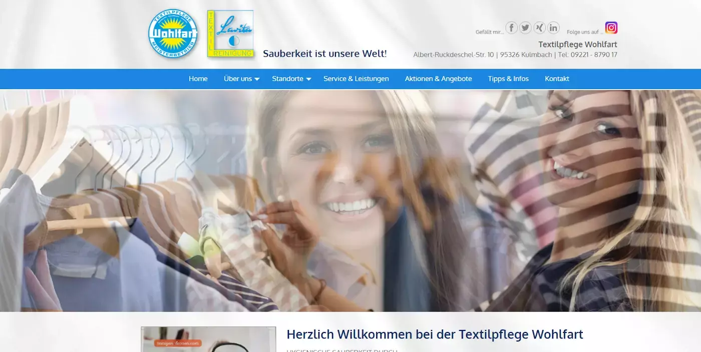 Textilpflege Wohlfart Textilpflege Wohlfart