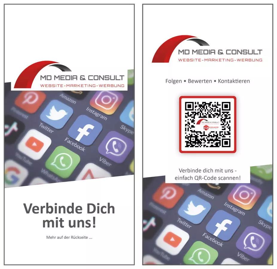 Flyer DIN Lang Verbinde dich mit uns! Flyer DIN Lang Verbinde dich mit uns!