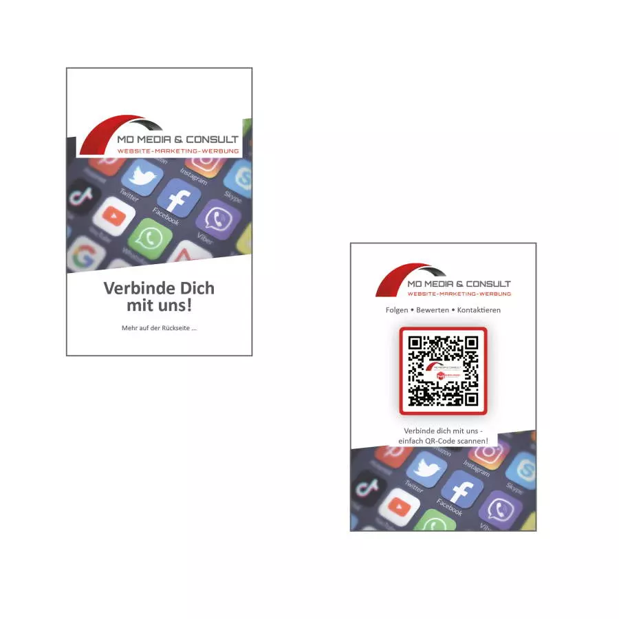 Visitekarte Hochformat Visitekarte Hochformat
